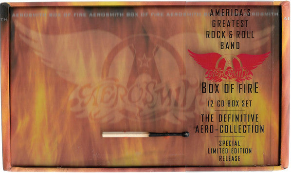Aerosmith : Box Of Fire (Box, Comp, Ltd, RP + CD, Album, RE, RM + CD, Album)