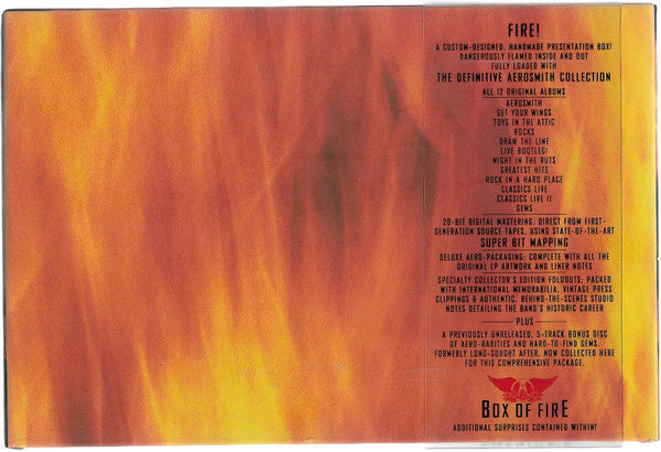 Aerosmith : Box Of Fire (Box, Comp, Ltd, RP + CD, Album, RE, RM + CD, Album)