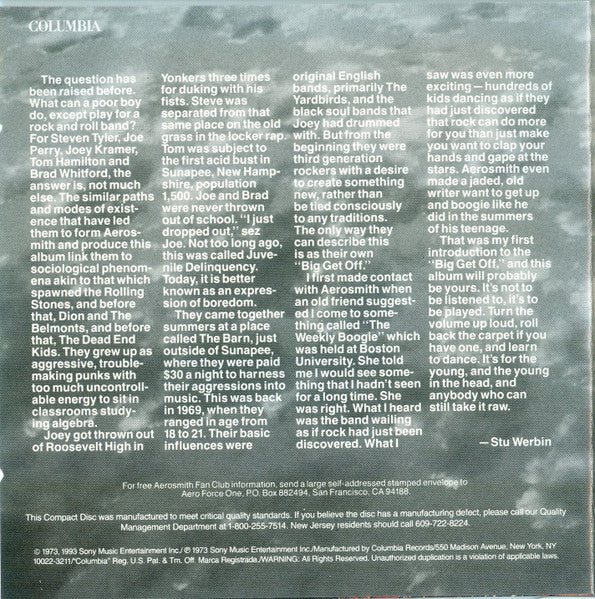 Aerosmith : Box Of Fire (Box, Comp, Ltd, RP + CD, Album, RE, RM + CD, Album)