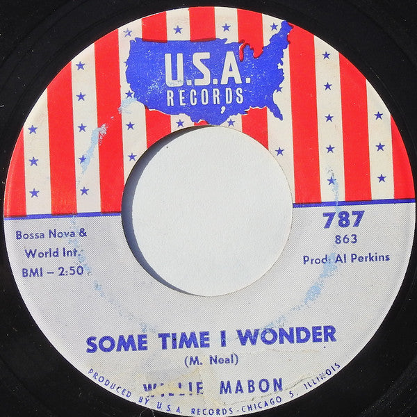 Willie Mabon : Lonesome Blue Water / Some Time I Wonder (7", Single)