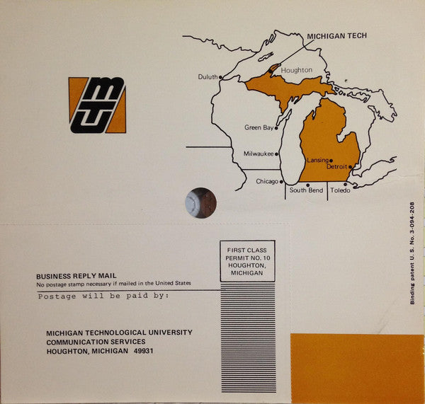 Unknown Artist : This Is Michigan Technological University (Flexi, 8", S/Sided, Card, RE, Squ)