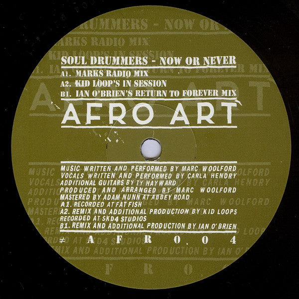 Soul Drummers : Now Or Never (12")