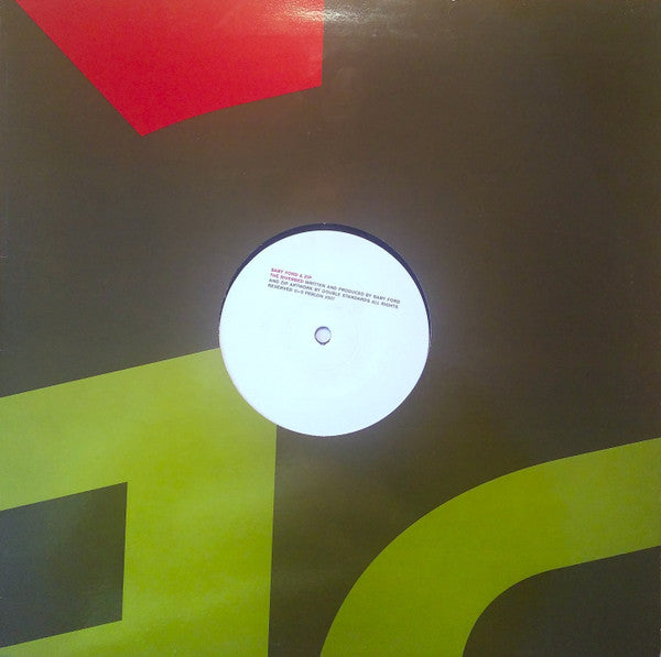 Baby Ford & Zip : Glidin' Along The Riverbed (12")