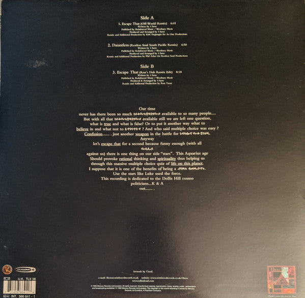 4 Hero : Escape That (12")