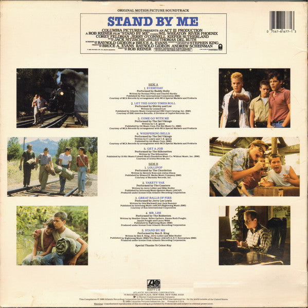 Various : Stand By Me (Original Motion Picture Soundtrack) (LP, Comp, AR-)