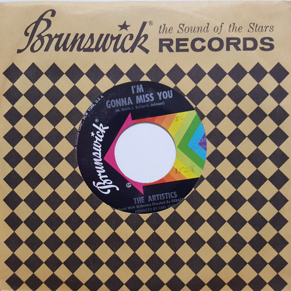 The Artistics : I'm Gonna Miss You (7", ◆Pi)