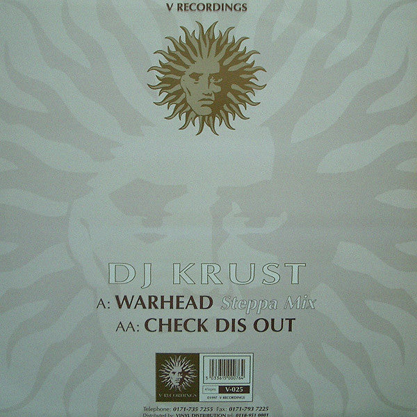 DJ Krust* : Warhead (Steppa Mix) / Check Dis Out (12")